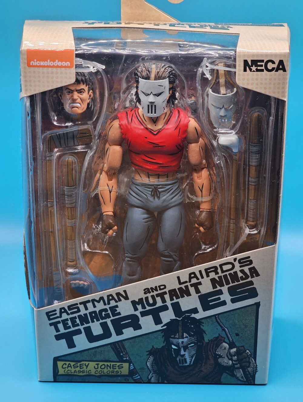 Casey Jones Action Figure - Red & Blue - Teenage Mutant Ninja Turtles